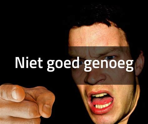 Minachting: Jij bent niet goed genoeg